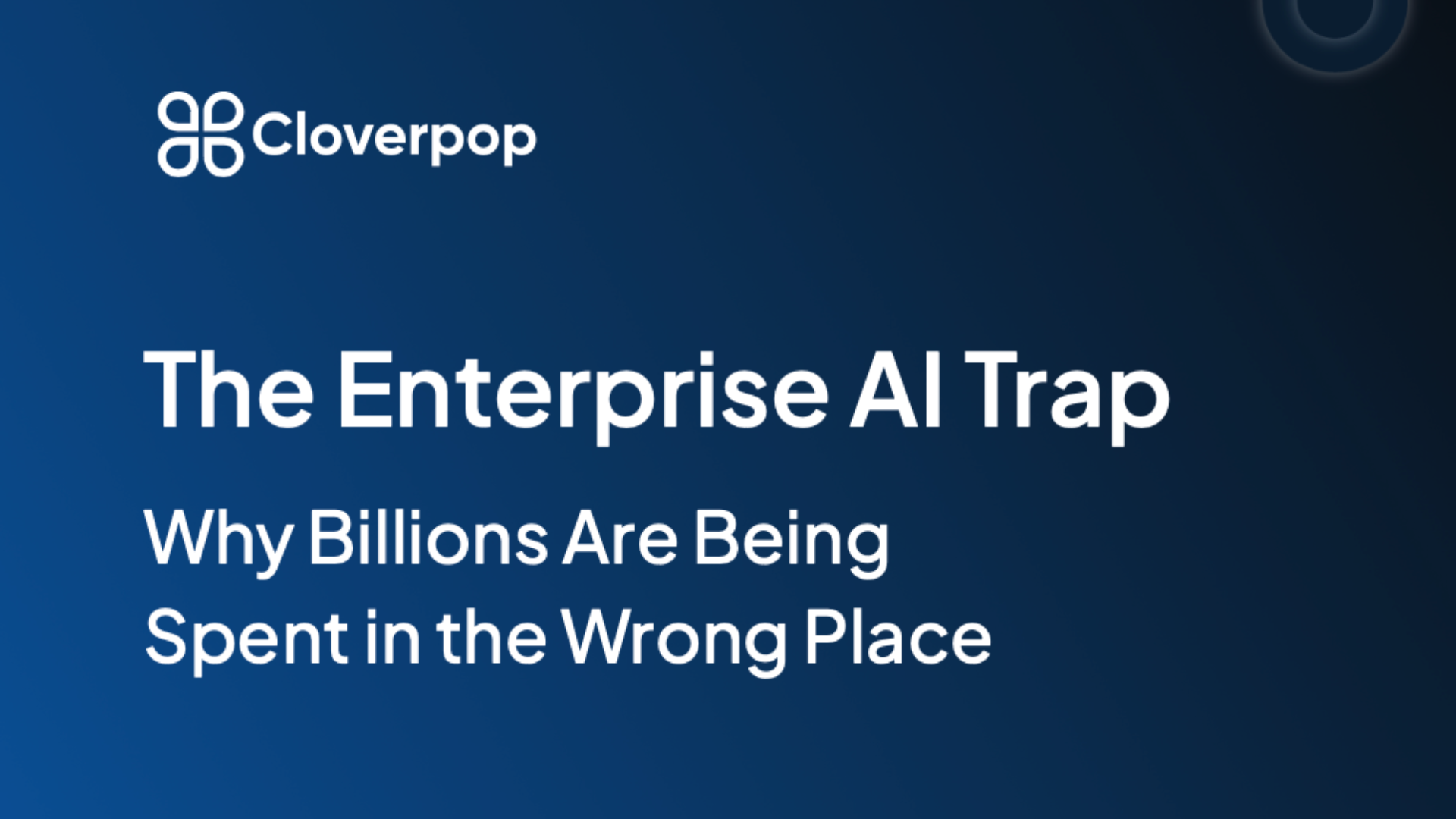 The enterprise AI trap - Feature image