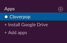 Cloverpop App in Slack